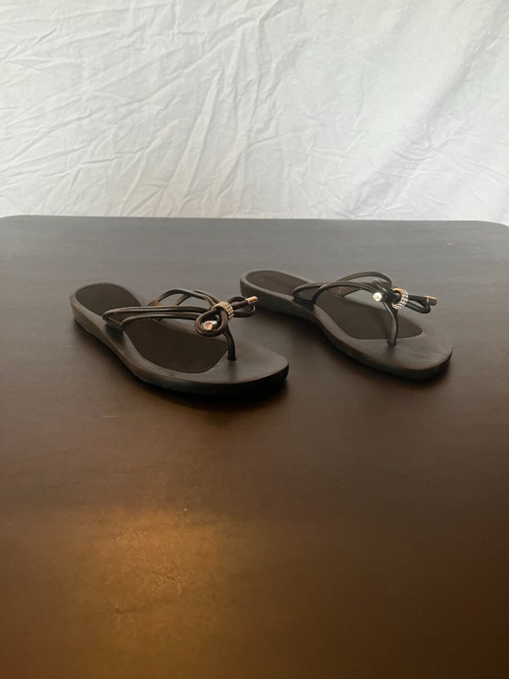 Guess Size 8M Black Sandals, Never Worn